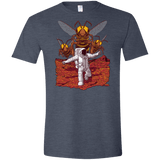 T-Shirts Heather Navy / S Killer Bees on Mars Men's Semi-Fitted Softstyle