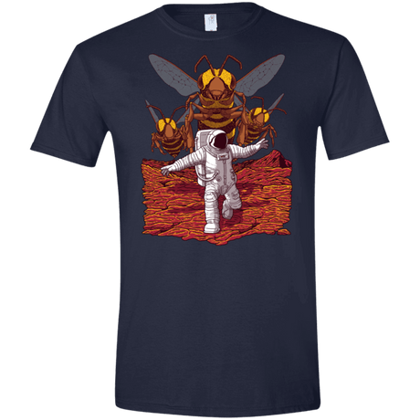 T-Shirts Navy / X-Small Killer Bees on Mars Men's Semi-Fitted Softstyle