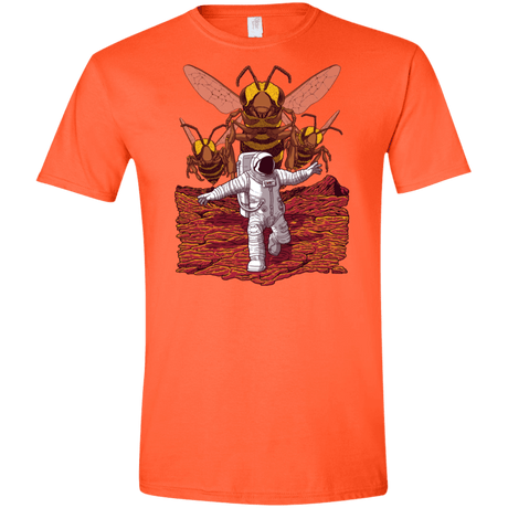 T-Shirts Orange / S Killer Bees on Mars Men's Semi-Fitted Softstyle