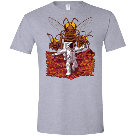 T-Shirts Sport Grey / X-Small Killer Bees on Mars Men's Semi-Fitted Softstyle