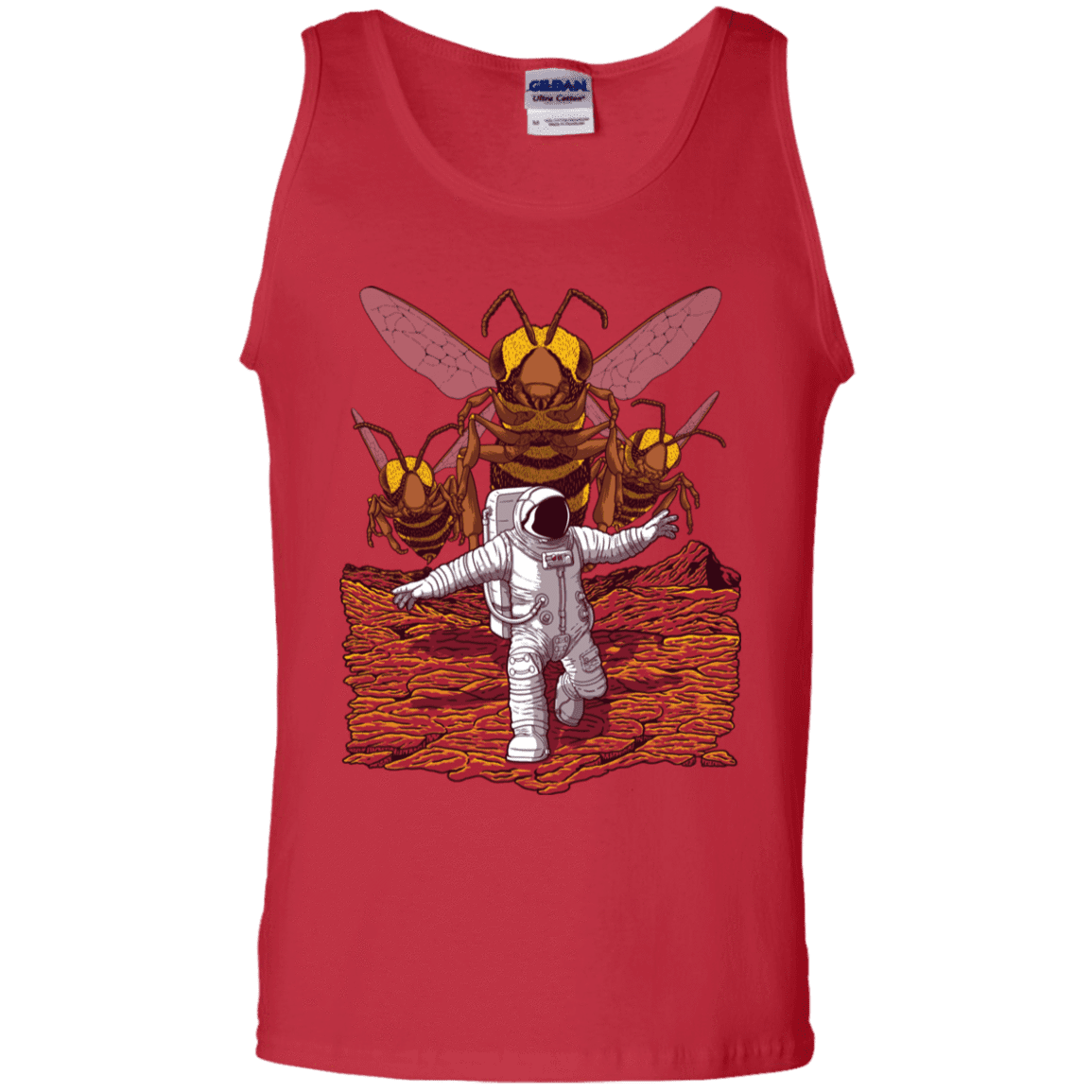 T-Shirts Red / S Killer Bees on Mars Men's Tank Top