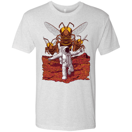 T-Shirts Heather White / S Killer Bees on Mars Men's Triblend T-Shirt