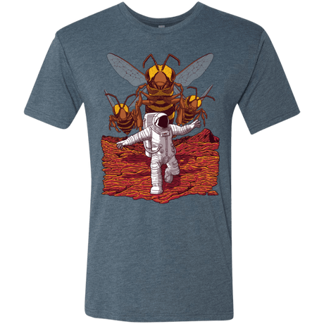 T-Shirts Indigo / S Killer Bees on Mars Men's Triblend T-Shirt