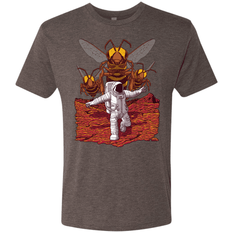 T-Shirts Macchiato / S Killer Bees on Mars Men's Triblend T-Shirt