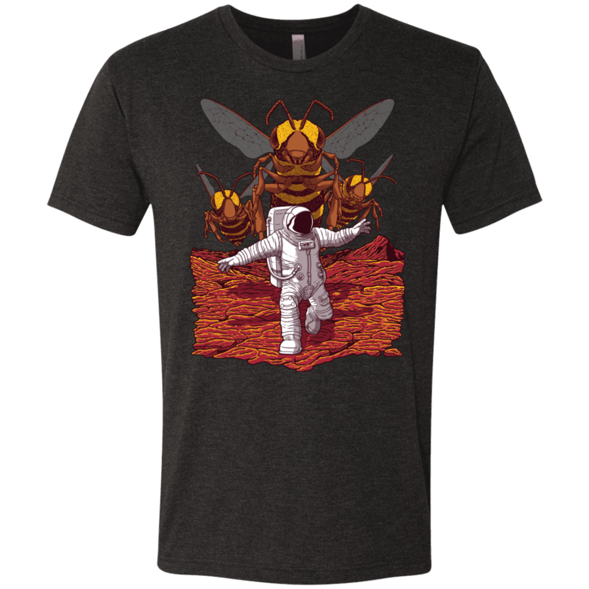 T-Shirts Vintage Black / S Killer Bees on Mars Men's Triblend T-Shirt
