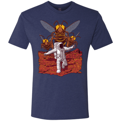 T-Shirts Vintage Navy / S Killer Bees on Mars Men's Triblend T-Shirt