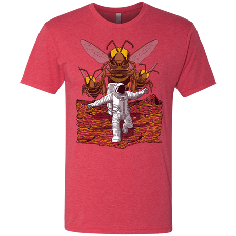 T-Shirts Vintage Red / S Killer Bees on Mars Men's Triblend T-Shirt