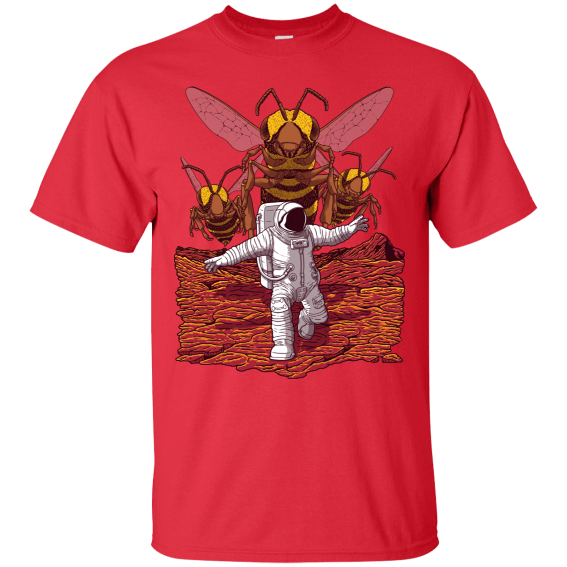 T-Shirts Red / S Killer Bees on Mars T-Shirt