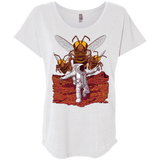 T-Shirts Heather White / X-Small Killer Bees on Mars Triblend Dolman Sleeve