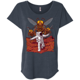 T-Shirts Vintage Navy / X-Small Killer Bees on Mars Triblend Dolman Sleeve