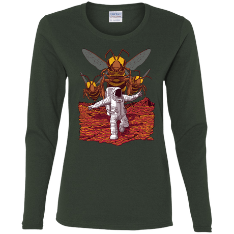 T-Shirts Forest / S Killer Bees on Mars Women's Long Sleeve T-Shirt