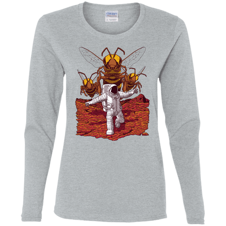 T-Shirts Sport Grey / S Killer Bees on Mars Women's Long Sleeve T-Shirt