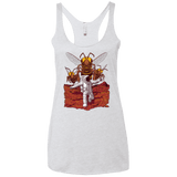 T-Shirts Heather White / X-Small Killer Bees on Mars Women's Triblend Racerback Tank