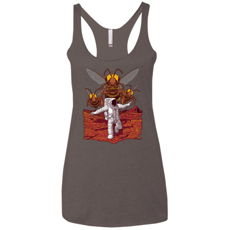 T-Shirts Macchiato / X-Small Killer Bees on Mars Women's Triblend Racerback Tank