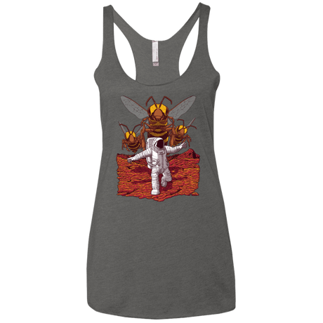 T-Shirts Premium Heather / X-Small Killer Bees on Mars Women's Triblend Racerback Tank