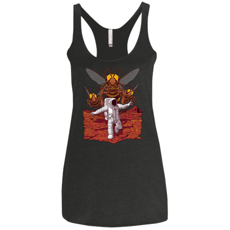 T-Shirts Vintage Black / X-Small Killer Bees on Mars Women's Triblend Racerback Tank
