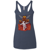 T-Shirts Vintage Navy / X-Small Killer Bees on Mars Women's Triblend Racerback Tank