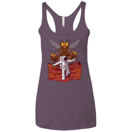 T-Shirts Vintage Purple / X-Small Killer Bees on Mars Women's Triblend Racerback Tank