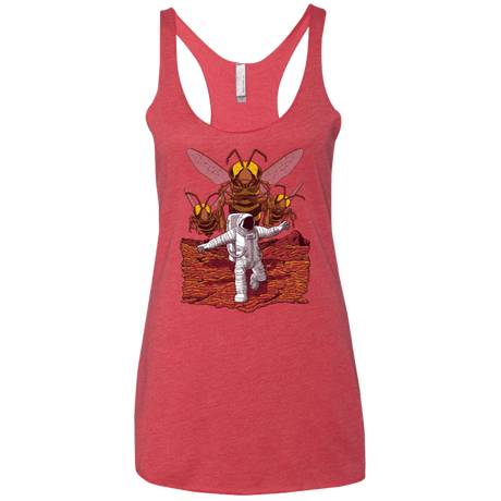 T-Shirts Vintage Red / X-Small Killer Bees on Mars Women's Triblend Racerback Tank