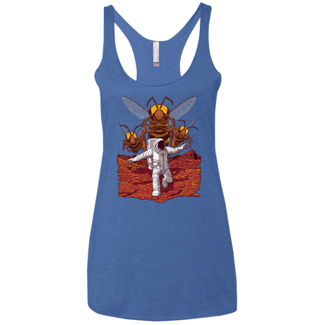 T-Shirts Vintage Royal / X-Small Killer Bees on Mars Women's Triblend Racerback Tank