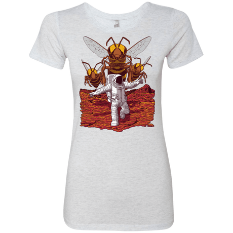 T-Shirts Heather White / S Killer Bees on Mars Women's Triblend T-Shirt