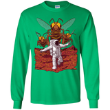 T-Shirts Irish Green / YS Killer Bees on Mars Youth Long Sleeve T-Shirt