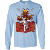 T-Shirts Light Blue / YS Killer Bees on Mars Youth Long Sleeve T-Shirt