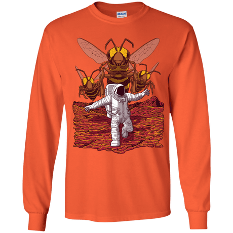 T-Shirts Orange / YS Killer Bees on Mars Youth Long Sleeve T-Shirt
