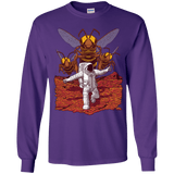 T-Shirts Purple / YS Killer Bees on Mars Youth Long Sleeve T-Shirt