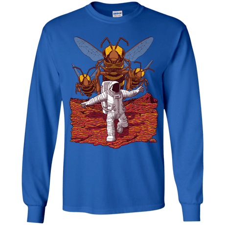 T-Shirts Royal / YS Killer Bees on Mars Youth Long Sleeve T-Shirt