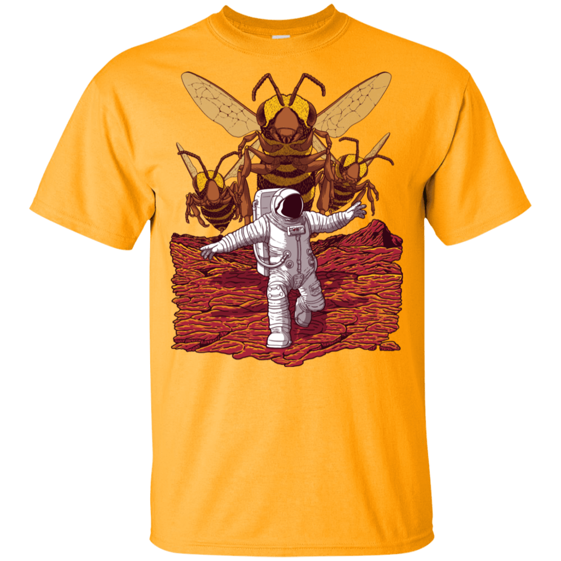 T-Shirts Gold / YXS Killer Bees on Mars Youth T-Shirt