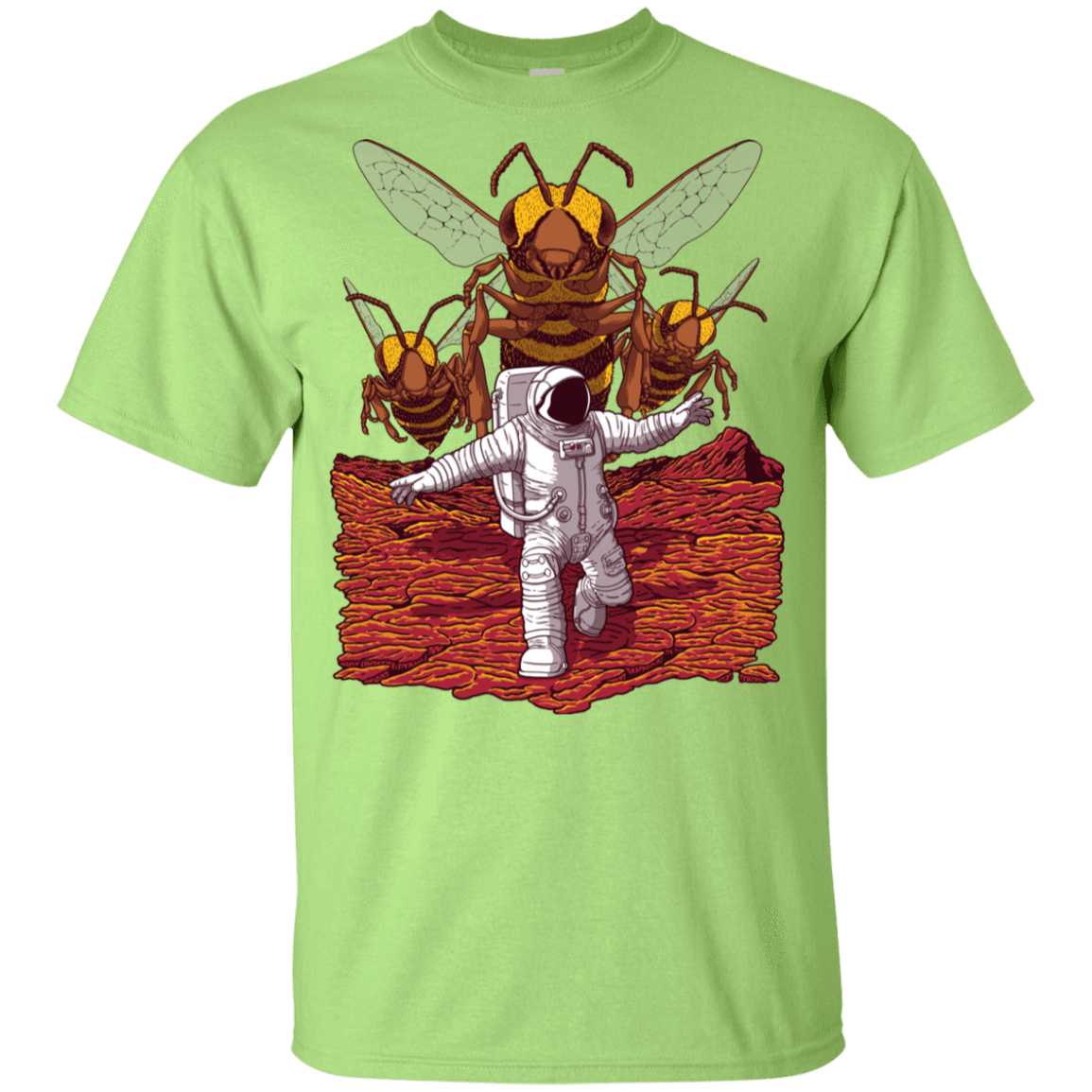 T-Shirts Mint Green / YXS Killer Bees on Mars Youth T-Shirt