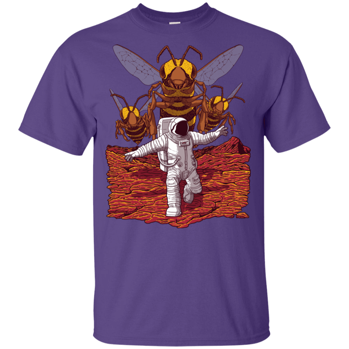 T-Shirts Purple / YXS Killer Bees on Mars Youth T-Shirt