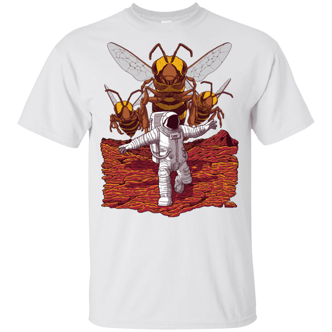 T-Shirts White / YXS Killer Bees on Mars Youth T-Shirt