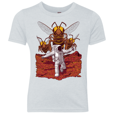 T-Shirts Heather White / YXS Killer Bees on Mars Youth Triblend T-Shirt