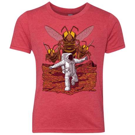 T-Shirts Vintage Red / YXS Killer Bees on Mars Youth Triblend T-Shirt