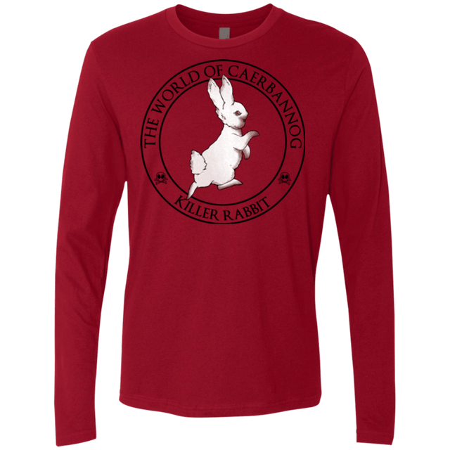 T-Shirts Cardinal / Small Killer Bunny Men's Premium Long Sleeve