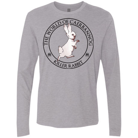 T-Shirts Heather Grey / Small Killer Bunny Men's Premium Long Sleeve