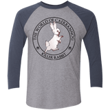 T-Shirts Premium Heather/ Vintage Navy / X-Small Killer Bunny Men's Triblend 3/4 Sleeve
