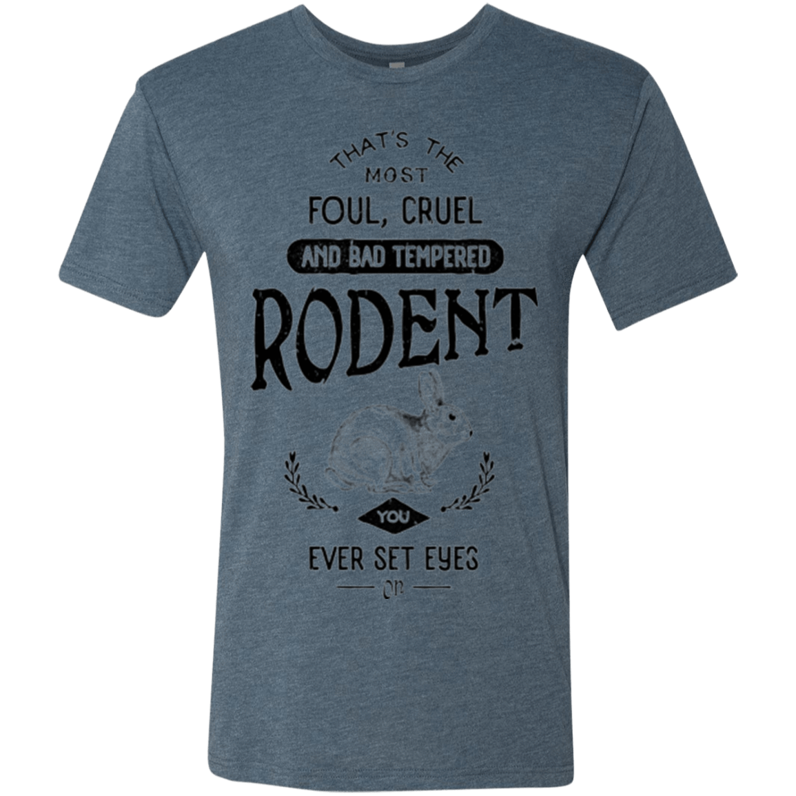 T-Shirts Indigo / Small Killer Bunny Men's Triblend T-Shirt