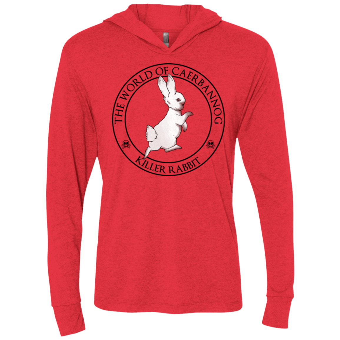 T-Shirts Vintage Red / X-Small Killer Bunny Triblend Long Sleeve Hoodie Tee