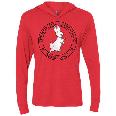 T-Shirts Vintage Red / X-Small Killer Bunny Triblend Long Sleeve Hoodie Tee