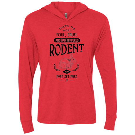 T-Shirts Vintage Red / X-Small Killer Bunny Triblend Long Sleeve Hoodie Tee