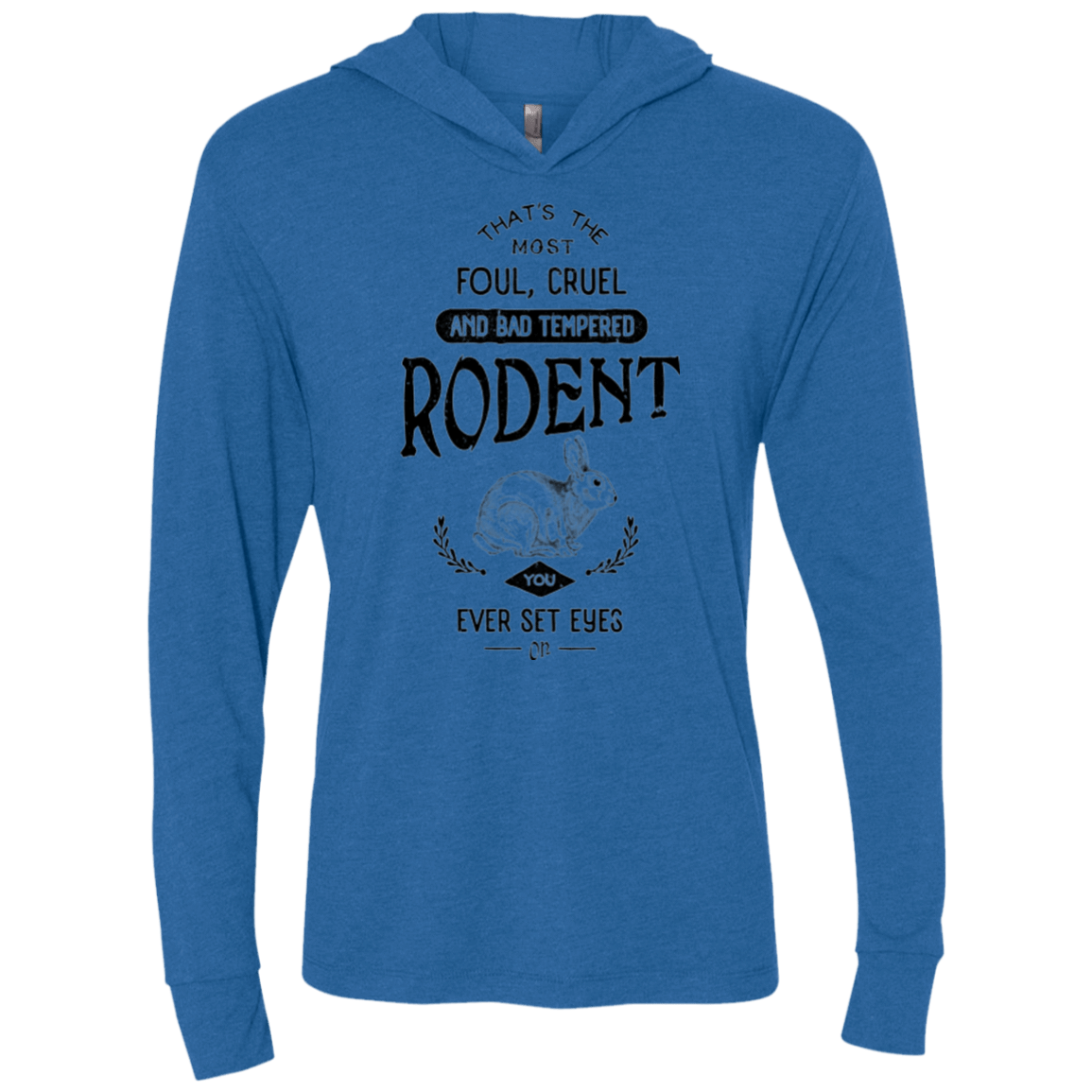 T-Shirts Vintage Royal / X-Small Killer Bunny Triblend Long Sleeve Hoodie Tee