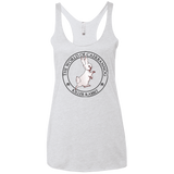 T-Shirts Heather White / X-Small Killer Bunny Women's Triblend Racerback Tank