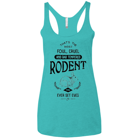 T-Shirts Tahiti Blue / X-Small Killer Bunny Women's Triblend Racerback Tank