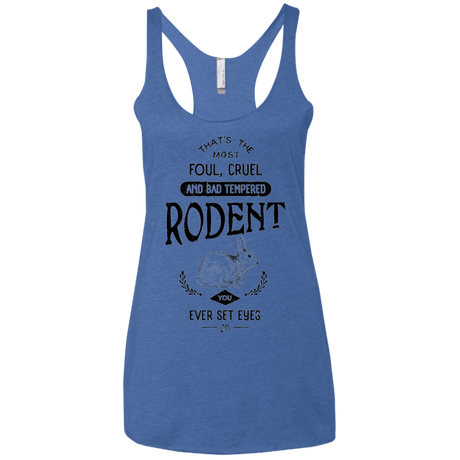 T-Shirts Vintage Royal / X-Small Killer Bunny Women's Triblend Racerback Tank