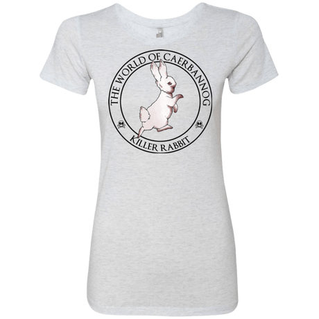 T-Shirts Heather White / Small Killer Bunny Women's Triblend T-Shirt