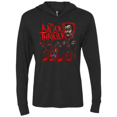 T-Shirts Vintage Black / X-Small Killer Thriller Triblend Long Sleeve Hoodie Tee