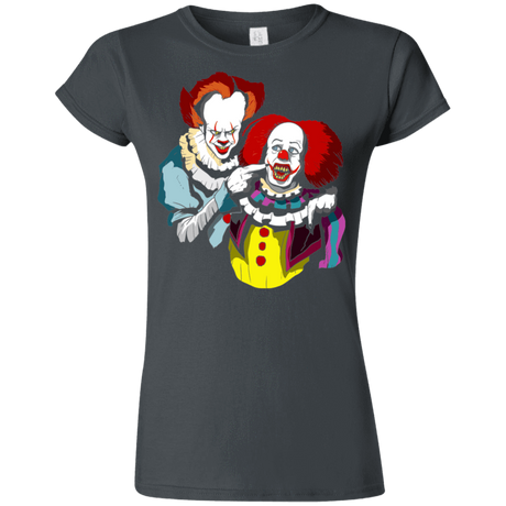 T-Shirts Charcoal / S Killing Clown Junior Slimmer-Fit T-Shirt